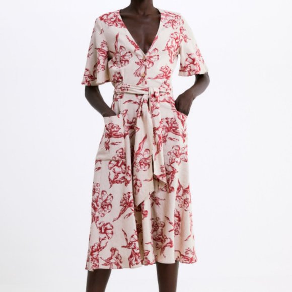 Zara Dresses & Skirts - ZARA Floral Print Dress